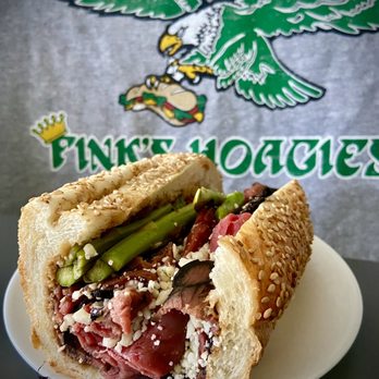Fink's - a sandwich with meat and asparagus - Sandwiches Near Me - Philadelphia, Pennsylvania