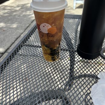 Fusion Bowl - mango muddled tea with boba - Coffee & Tea Near Me - Tampa, Florida