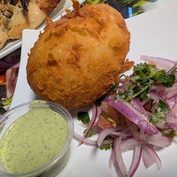 Naylamp Peruvian Restaurant - Papa Rellena - Latin American Near Me - Oklahoma City, Oklahoma Naylamp Peruvian Restaurant - Papa Rellena - Latin American Near Me - Oklahoma City, Oklahoma