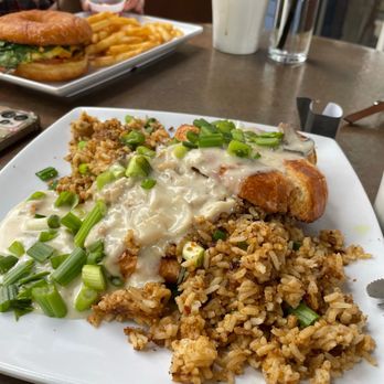 Mo' Brunch & Brews - Cajun Croissant and Dilla Donut Sandwich. - Breakfast & Brunch Near Me - Houston, Texas Mo' Brunch & Brews - Cajun Croissant and Dilla Donut Sandwich. - Breakfast & Brunch Near Me - Houston, Texas