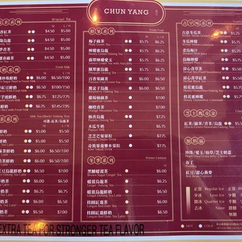 Chun Yang Tea - Menu - Bubble Tea Near Me - Sunnyvale, California Chun Yang Tea - Menu - Bubble Tea Near Me - Sunnyvale, California