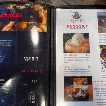 Qsina 8 - Menu - Noodles Near Me - Union, New Jersey Qsina 8 - Menu - Noodles Near Me - Union, New Jersey