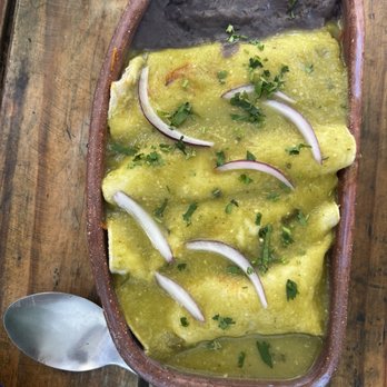 Suculenta Tamalería - Enchiladas verdes - Vegan Near Me - Tulum, ROO