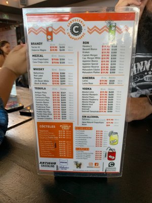 Menu photo 2 Cervecería Chapultepec San Pedro Tlaquepaque, JAL
