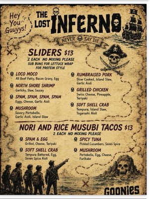 Menu photo 2 The Lost Inferno San Clemente, CA Menu photo 2 The Lost Inferno San Clemente, CA