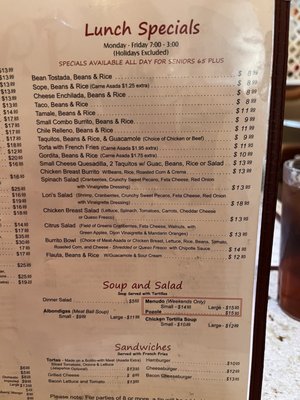 Menu photo 4 Taco Joes Mexican Restaurant Rialto, CA