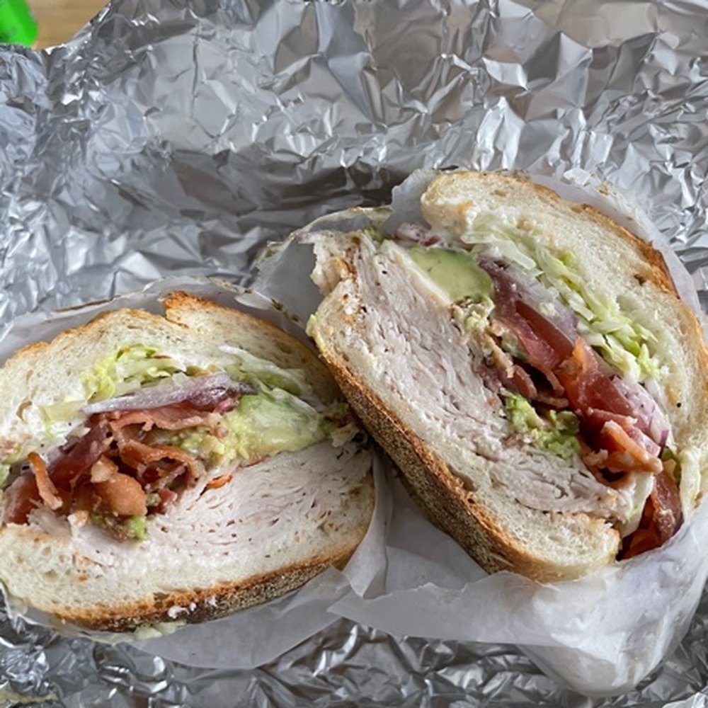 Compton's - The Rob..looking like two best friends. ( Turkey, Avo, BLT, Red Onion, Lime Aioli on Semolina) - Sandwiches Near Me - Astoria, New York Compton's - The Rob..looking like two best friends. ( Turkey, Avo, BLT, Red Onion, Lime Aioli on Semolina) - Sandwiches Near Me - Astoria, New York