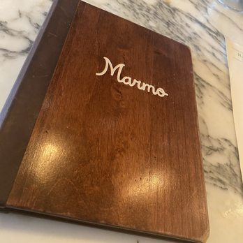 Marmo - Menu cover - Italian Near Me - Houston, Texas Marmo - Menu cover - Italian Near Me - Houston, Texas
