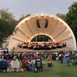 Wilson Place Mansion - Stumbled on a concert band performance in the park while looking around Menomonie.