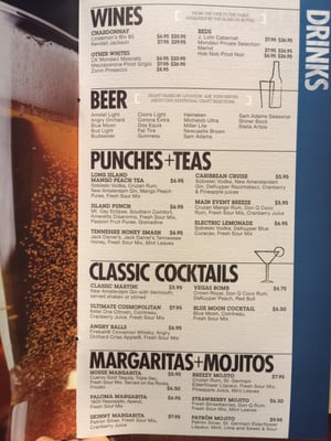 Menu photo 7 Main Event Albuquerque Albuquerque, NM