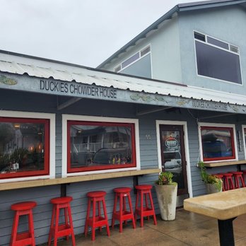 Duckie's Chowder House - exterior - Seafood Near Me - Cayucos, California