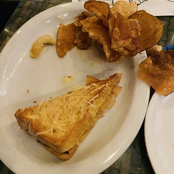 Echo & Rig - It only took 1 minute for my son to eat half of the grilled cheese so thai was the other half. - Steakhouses Near Me - Las Vegas, Nevada