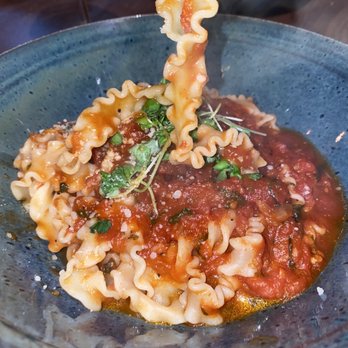 Quartiere - tomato basil with malfade pasta - Pizza Near Me - Stamford, Connecticut Quartiere - tomato basil with malfade pasta - Pizza Near Me - Stamford, Connecticut