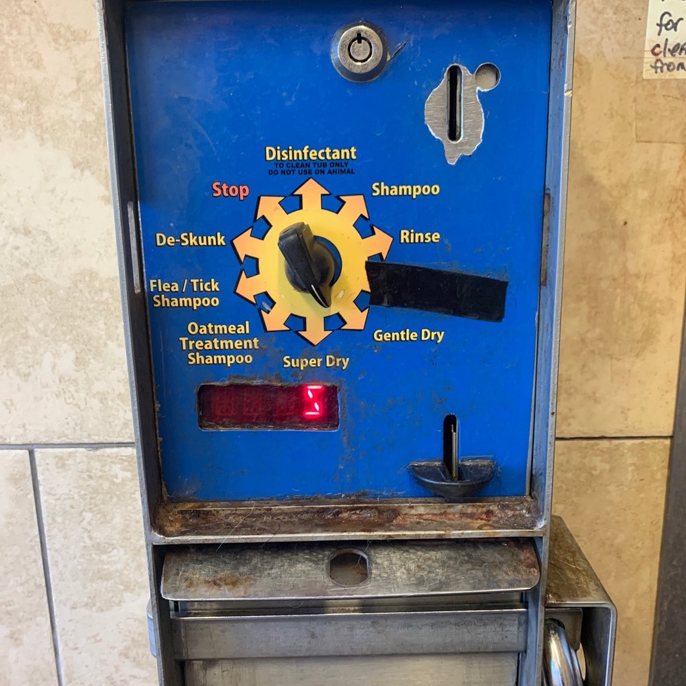 Dog Wash - All kinds of options!! $6 gets you like 12 minutes and you can always add quarters, list like a car wash. - Pet Groomers Near Me Dog Wash - All kinds of options!! $6 gets you like 12 minutes and you can always add quarters, list like a car wash. - Pet Groomers Near Me
