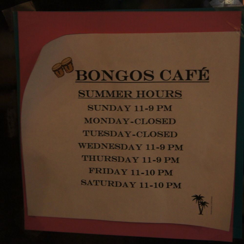 Bongos - Hours - Cuban Near Me - Seattle, Washington Bongos - Hours - Cuban Near Me - Seattle, Washington