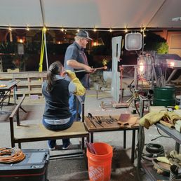 Glass blowing class with Greg!! Glass blowing class with Greg!!