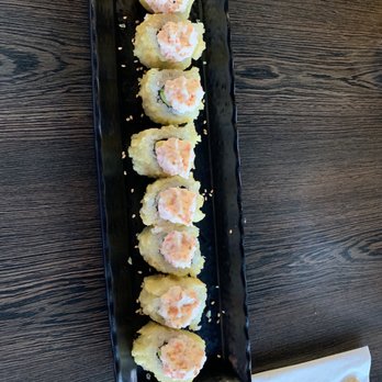 Mihana Restaurant - Deep fried Cali roll with crab on top, special - Japanese Near Me - Manteca, California