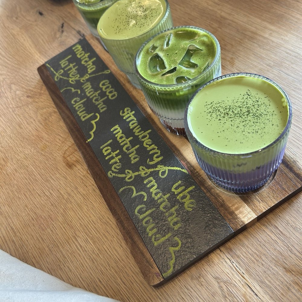 DRiP Cà Phê - matcha flight - Coffee & Tea Near Me - Annandale, Virginia DRiP Cà Phê - matcha flight - Coffee & Tea Near Me - Annandale, Virginia
