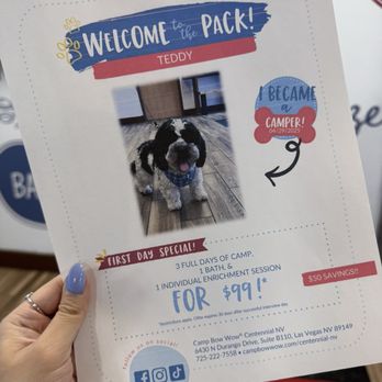 Camp Bow Wow - First day special coupon - Pet Boarding Near Me - Las Vegas, Nevada Camp Bow Wow - First day special coupon - Pet Boarding Near Me - Las Vegas, Nevada