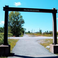 Lancaster Heritage Trail - Largest parking lot entrance at one end of the trail