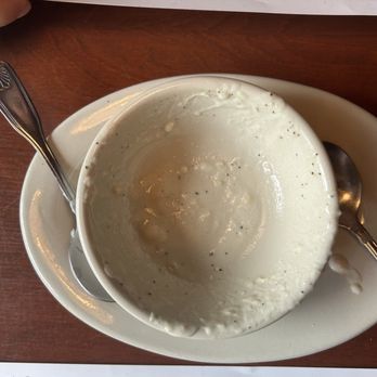 Weathervane Seafood Restaurant - The clam chowder was so yummy. I forgot to take a picture. So here is the empty bowl. - Seafood Near Me - Kittery, Maine