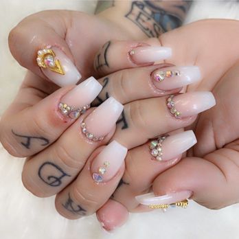 Luxury Nails & Spa - Nails by Anna (don't mind my cut cuticle, it was like that when I came in). - Nail Salons Near Me - Long Beach, California Luxury Nails & Spa - Nails by Anna (don't mind my cut cuticle, it was like that when I came in). - Nail Salons Near Me - Long Beach, California