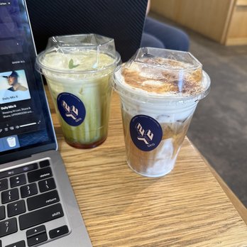 Grid Coffee - Strawberry matcha latte & einspanner latte - Coffee & Tea Near Me - Diamond Bar, California Grid Coffee - Strawberry matcha latte & einspanner latte - Coffee & Tea Near Me - Diamond Bar, California