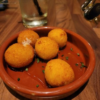 Sugarcane - Goat Cheese Croquettes with Guava Jam - Cocktail Bars Near Me - Las Vegas, Nevada Sugarcane - Goat Cheese Croquettes with Guava Jam - Cocktail Bars Near Me - Las Vegas, Nevada