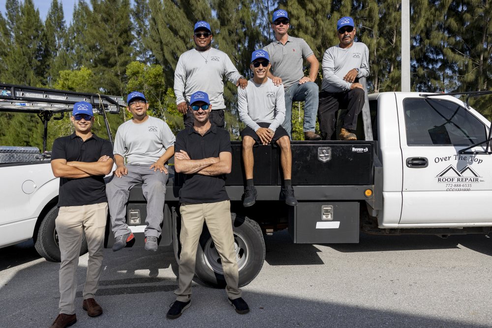 Slide of Over the Top Roof Repair