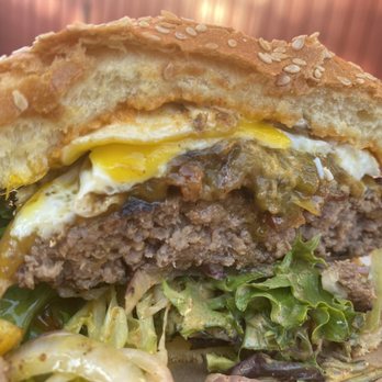 Fork & Fig - "Medium" Green Chile Burger - Burgers Near Me - Albuquerque, New Mexico