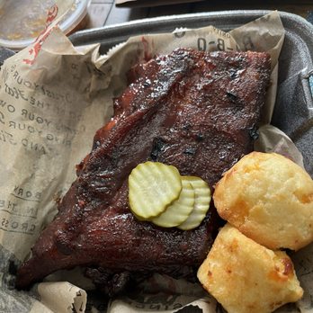 Jim 'N Nick's Bar-B-Q - Bar-B-Q Dinner - Baby Backs with muffins - Southern Near Me - Indian Land, South Carolina Jim 'N Nick's Bar-B-Q - Bar-B-Q Dinner - Baby Backs with muffins - Southern Near Me - Indian Land, South Carolina