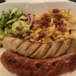Saar Imbiss - Bratwurst Plate $14.00