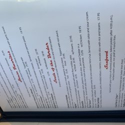 Buddies Sports Bar & Grill - Menu