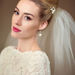 Bridal Hairstylist - Bridal Couture Hairstyle by Theodora Bourikas,  Chicago's Leading Wedding hairstylist.