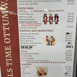 Nails Time - Pricing is HIGH, be careful girls...my daughter and her friend went for prom nails and we won't be recommending them forward.