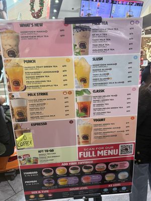 Menu photo 1 Kung Fu Tea Wayne, NJ