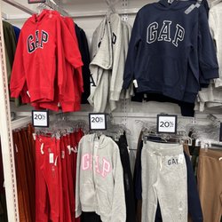 Gap Factory Outlet - GAP Factory Store - clothing display