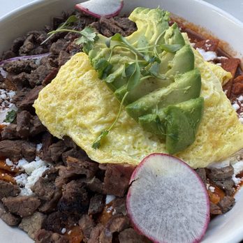 El Bistro by Salt and Pepper - Chilaquiles - Latin American Near Me - Modesto, California