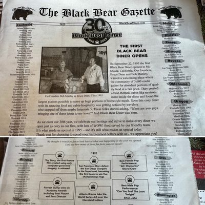 Menu photo 2 Black Bear Diner Walnut Creek Walnut Creek, CA