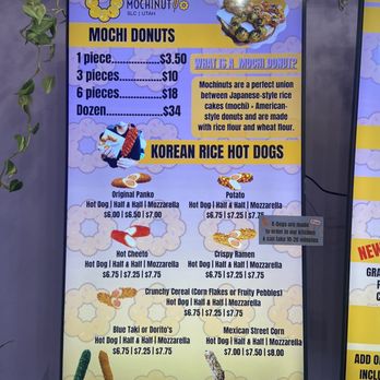 Mochinut - Food menu - Donuts Near Me - Salt Lake City, Utah