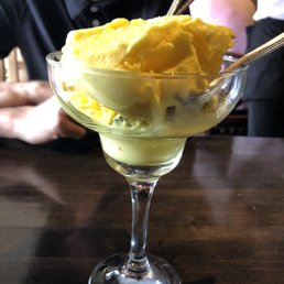 Persian ice cream (saffron and rose taste)