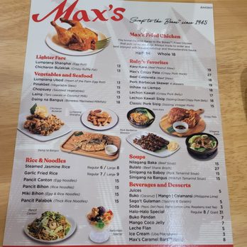 Max's Restaurant - Filipino Near Me - Bakersfield, California Max's Restaurant - Filipino Near Me - Bakersfield, California