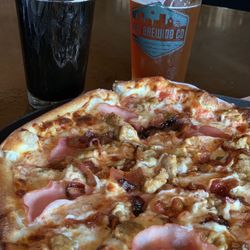 ABC Brewing - We enjoyed the Lilly's Revenge pizza along with the Pig Farm Porter and Triple A.