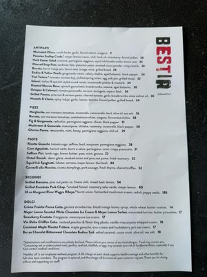 Menu photo 1 Bestia Los Angeles, CA Menu photo 1 Bestia Los Angeles, CA