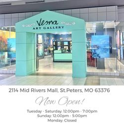 Vesna Art Gallery - New Location - 2114 Mid Rivers Mall, St.Peters, MO 63376