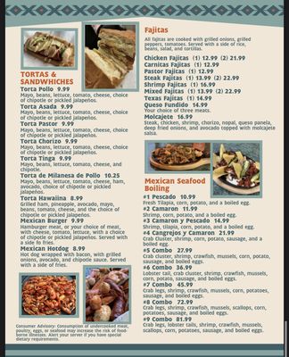 Menu photo 3 La Casita Easley, SC