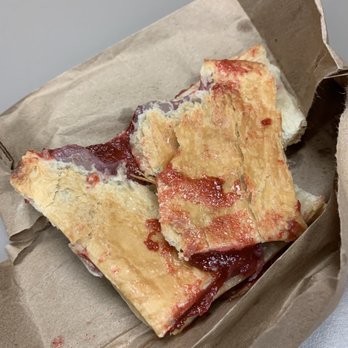 Vicky Bakery - What looks like a broken and partially eaten guava pastelito. Really neither of which happened yet. Really?? - Bakeries Near Me - Davie, Florida Vicky Bakery - What looks like a broken and partially eaten guava pastelito. Really neither of which happened yet. Really?? - Bakeries Near Me - Davie, Florida