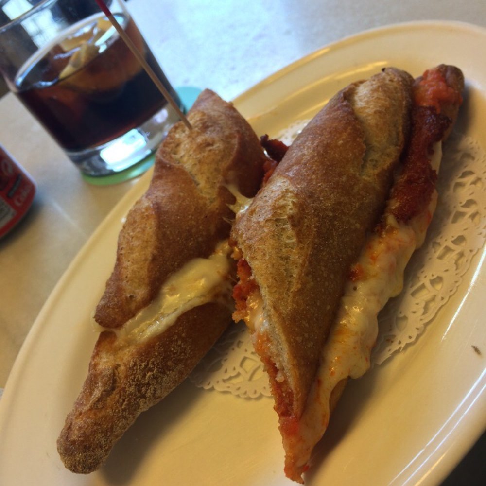 Betlem - Hot sandwich cheese and a Spanish sausage meat which I forgot it's name - Gastropubs Near Me - Barcelona, B