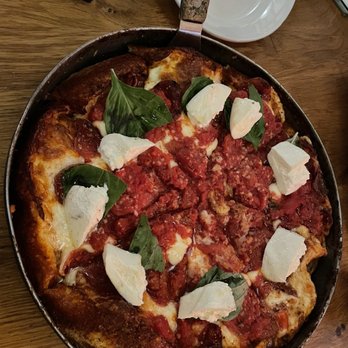 Labriola - 12" Burrata & Basil Deep Dish - Italian Near Me - Chicago, Illinois