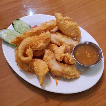 Thai Village - Fish Fillet with spicy garlic sauce - Thai Near Me - Waipahu, Hawaii
